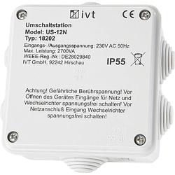 Foto van Ivt us-12n omschakelstation 2760 va 18202 130 mm x 130 mm x 60 mm geschikt voor model (ondulator): universeel