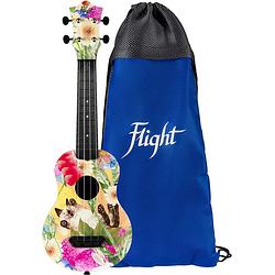 Foto van Flight ultra travel series uts-42 summer cat kunststof sopraan ukelele met hoes