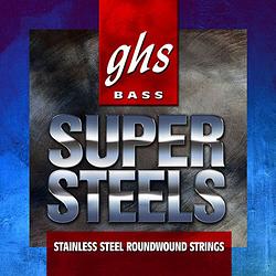 Foto van Ghs 6l-stb bass super steels light snarenset voor 6-snarige bas