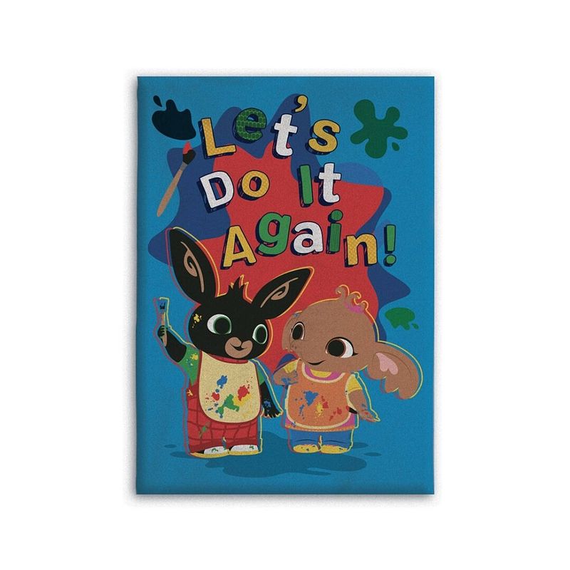 Foto van Bing bunny fleeceplaid let's do it again - 110 x 140 cm - polyester