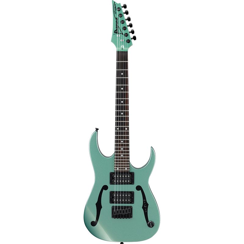 Foto van Ibanez pgmm21 paul gilbert mikro metallic light green