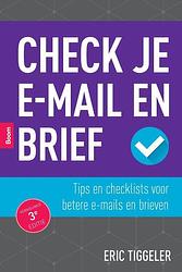 Foto van Check je e-mail en brief - eric tiggeler - paperback (9789024439164)