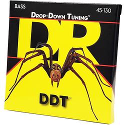 Foto van Dr strings ddt5-130 drop down tuning 45-130 set 5 snaren voor elektrische basgitaar