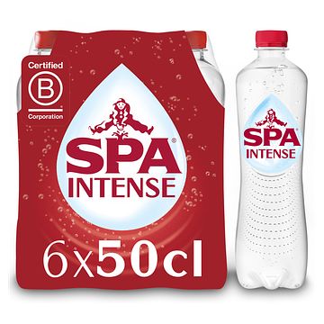 Foto van Spa intense bruisend natuurlijk mineraalwater 6 x 50cl bij jumbo