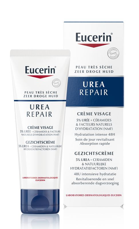 Foto van Eucerin urearepair 5% gezichtscrème