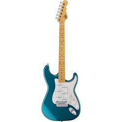 Foto van G&l tribute series comanche emerald blue metallic elektrische gitaar