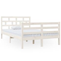 Foto van The living store houten bedframe - moderne slaapkamer - 120 x 200 cm - hoogwaardig materiaal