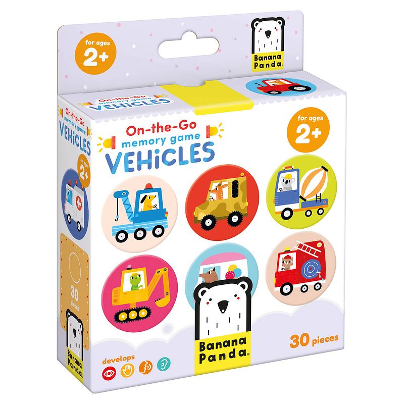 Foto van Banana panda on-the-go memory game vehicles 2+