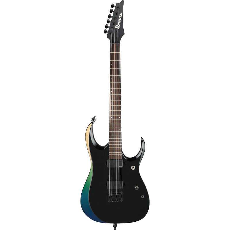 Foto van Ibanez axion label rgd61ala-mtr midnight tropical rainforest elektrische gitaar