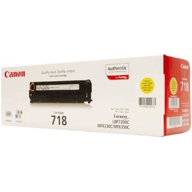 Foto van Canon 718 toner geel