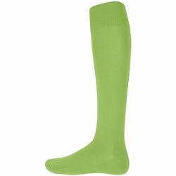 Foto van Lime groene hoge sokken 1 paar 35-38 - verkleedkousen