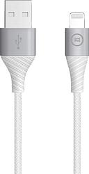 Foto van Bluebuilt usb a naar lightning kabel 1,5m nylon wit