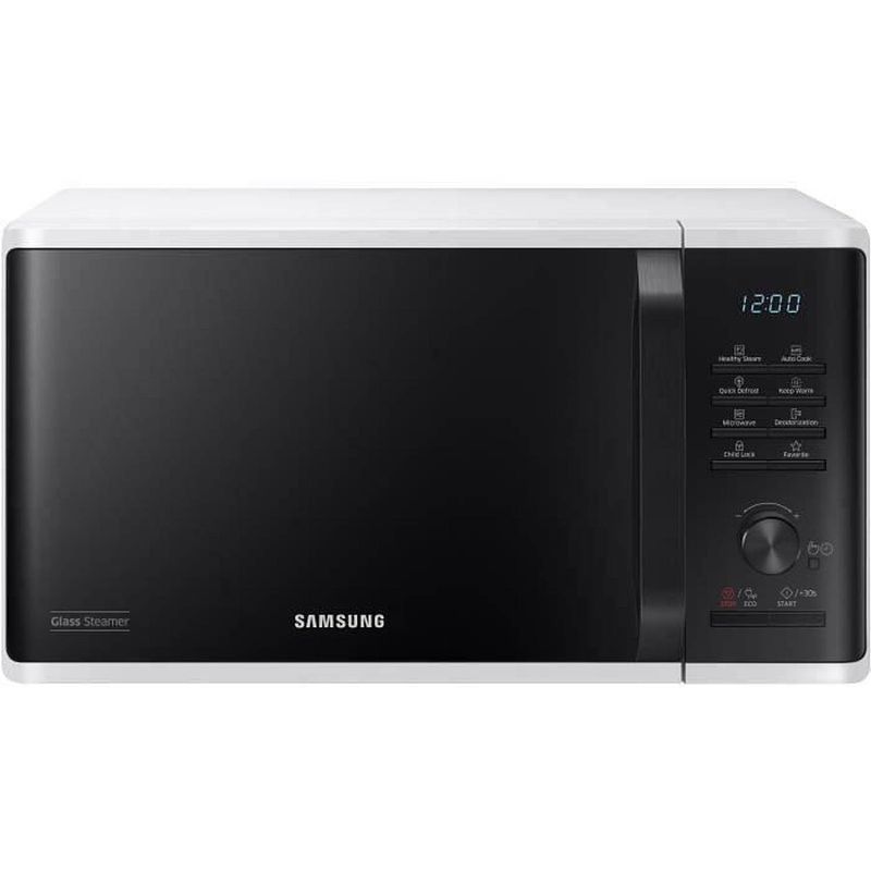 Foto van Samsung - solo magnetron 23l / elektronische bediening + knop / warmhoudfunctie / snel ontdooien ontdooien / steamer