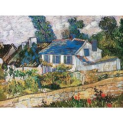 Foto van Vincent van gogh - case ad auvers kunstdruk 80x60cm