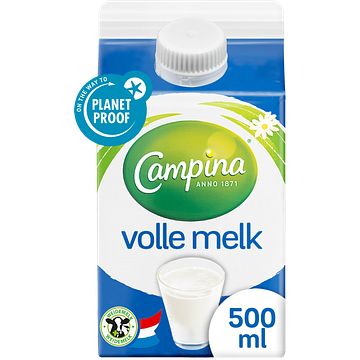 Foto van Campina volle melk 500ml bij jumbo