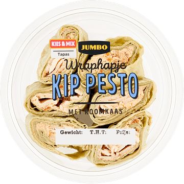 Foto van Diverse soorten | jumbo wraphapje kip pesto 110g aanbieding bij jumbo