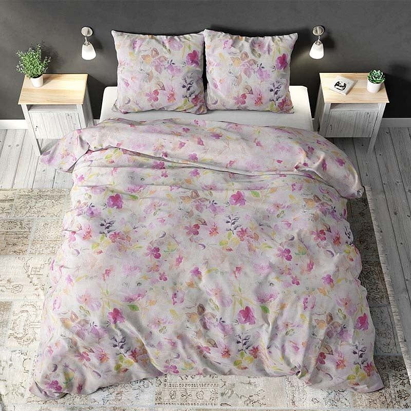 Foto van Sleeptime elegance regis - pink dekbedovertrek lits-jumeaux (240 x 220 cm + 2 kussenslopen)
