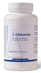 Foto van Biotics l-glutamine capsules