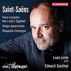 Foto van Saint-saëns: saint-saëns piano concertos 3 & 5 e - cd (0095115203828)