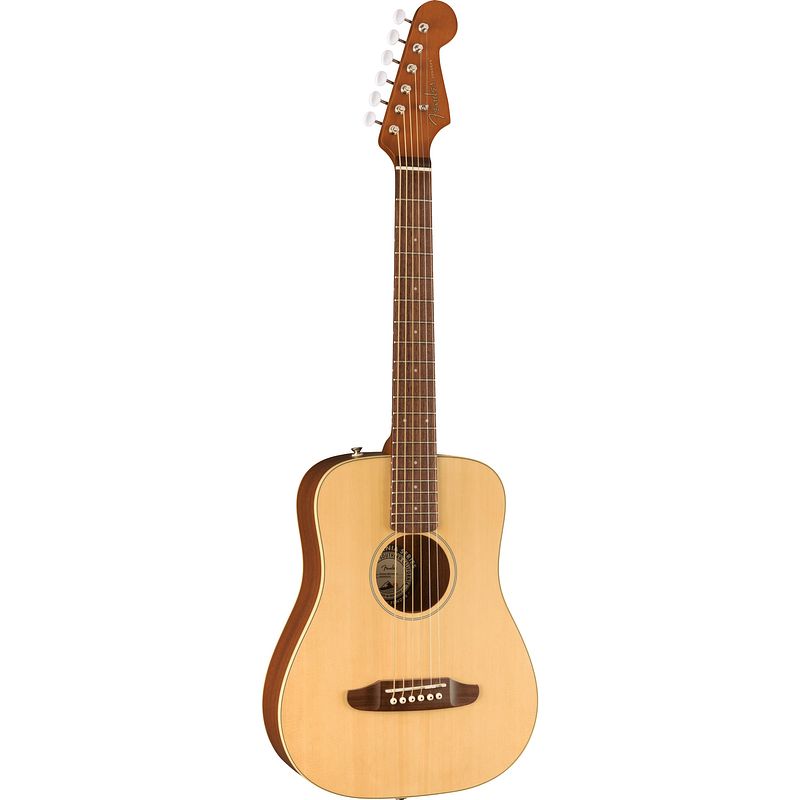 Foto van Fender california series redondo mini 1/2 natural akoestische westerngitaar