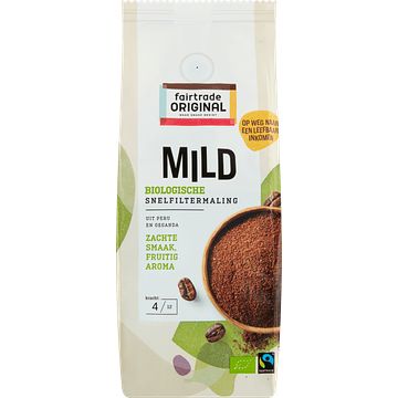 Foto van Fairtrade original mild biologische snelfiltermaling 250g bij jumbo