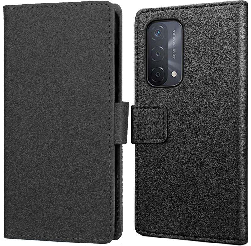 Foto van Just in case wallet oppo a74 5g book case zwart