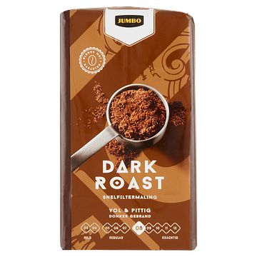 Foto van Jumbo snelfiltermaling dark roast 500g