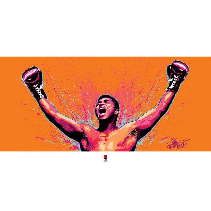 Foto van Pyramid muhammad ali loud kunstdruk 80x60cm