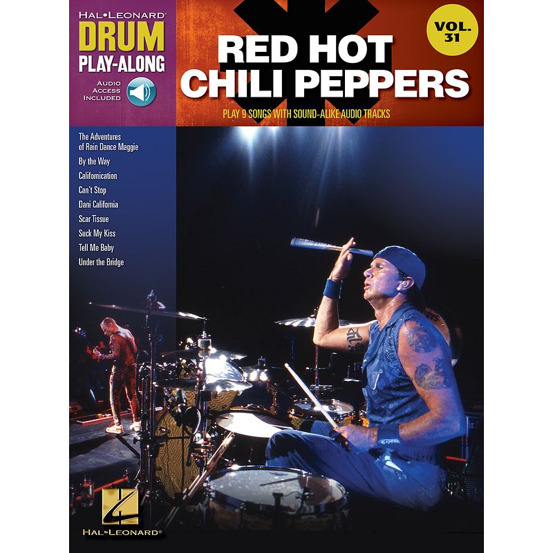 Foto van Hal leonard drum play-along vol. 31 red hot chili peppers