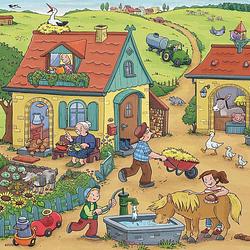 Foto van Ravensburger puzzel boerderij - drie puzzels - 49 stukjes - kinderpuzzel