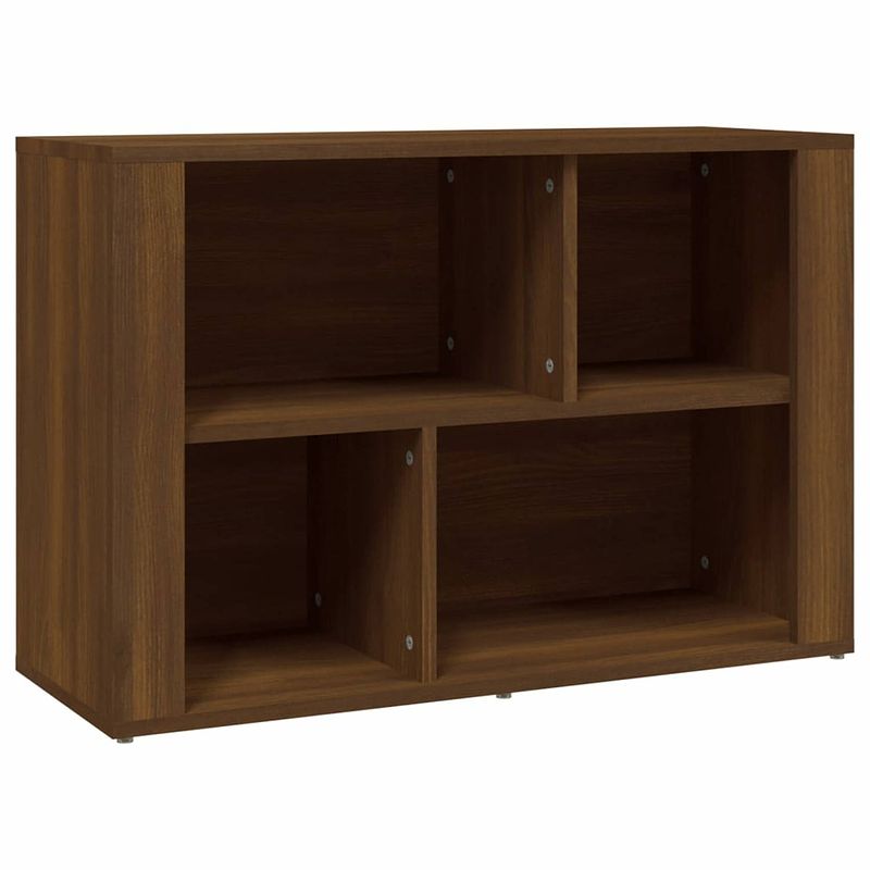 Foto van Vidaxl dressoir 80x30x54 cm bewerkt hout bruineikenkleurig