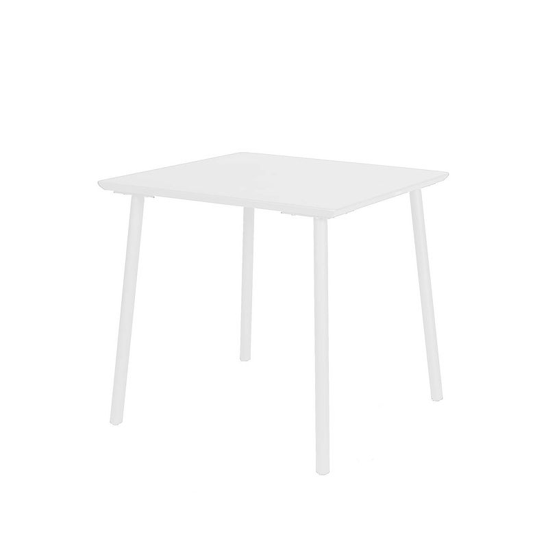 Foto van George table 80x80x75 cm alu white