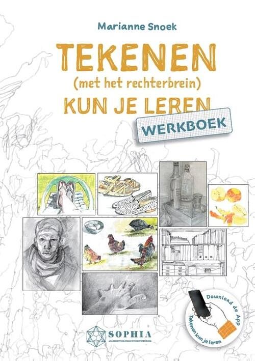 Foto van Werkboek tekenen (met het rechterbrein) kun je leren - marianne snoek - paperback (9789090360201)