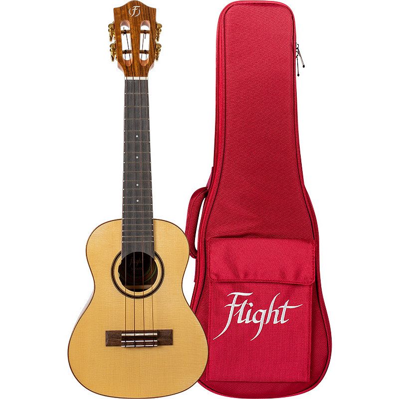 Foto van Flight princess series sophia tenor elektrisch-akoestische tenor ukelele met gigbag