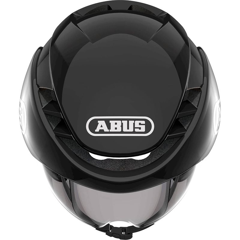 Foto van Abus helm gamechanger tri shiny black s 51-55cm