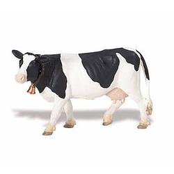 Foto van Plastic speelgoed figuur holstein-friesian koe 12 cm