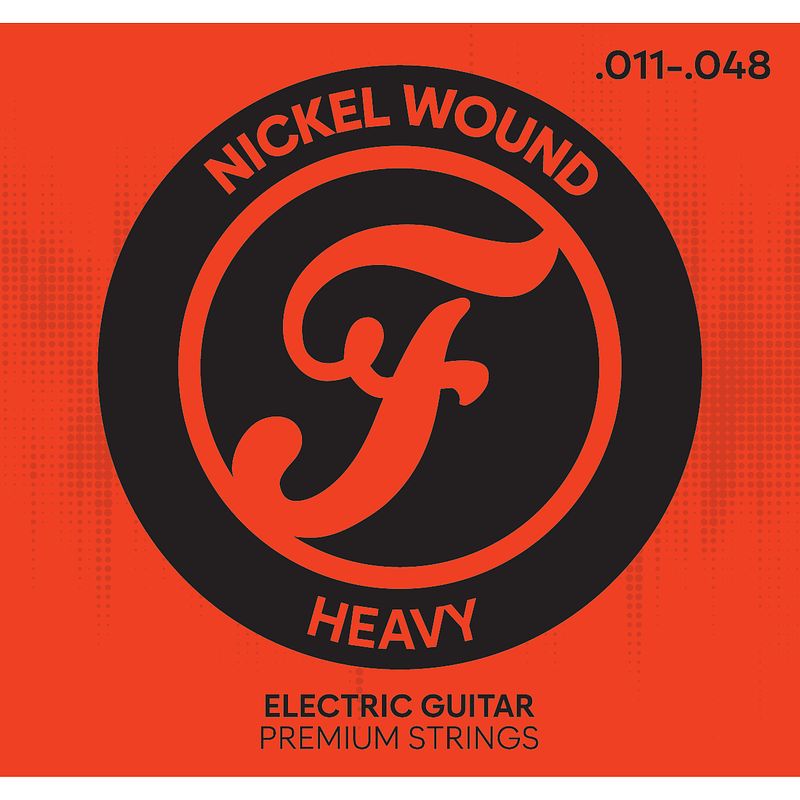 Foto van Fazley epnw1148 premium nickel wound electric guitar strings heavy snarenset voor elektrische gitaar
