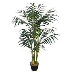 Foto van Seco kunstplant areca palm 100 cm bamboe groen