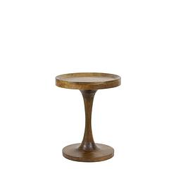 Foto van Side table 40x47 cm joekon wood oil brown