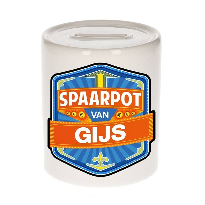 Foto van Kinder spaarpot voor gijs - spaarpotten