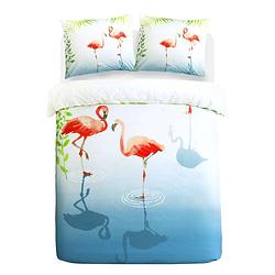 Foto van Papillon dekbedovertrek flamingle - multi - lits-jumeaux 240x200/220 cm