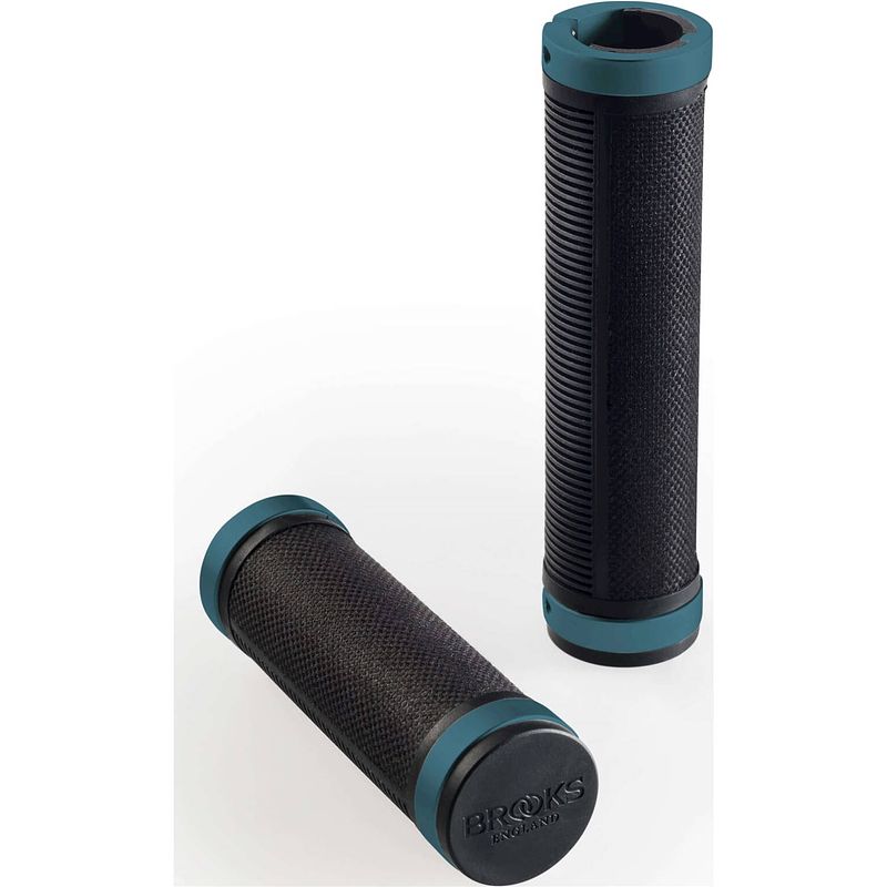 Foto van Brooks handvatten cambium grips 130mm black octane