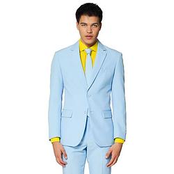 Foto van Opposuits verkleedpak cool blue heren polyester lichtblauw