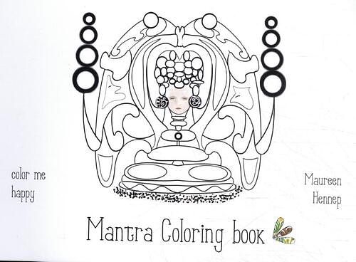 Foto van Mantra coloring book - maureen hennep - paperback (9789492844729)