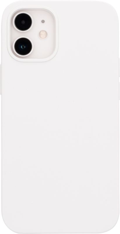 Foto van Bluebuilt soft case apple iphone 12 mini back cover met magsafe wit