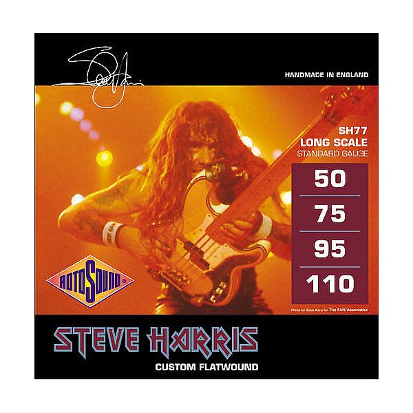 Foto van Rotosound sh77 steve harris set basgitaarsnaren 050 - 110