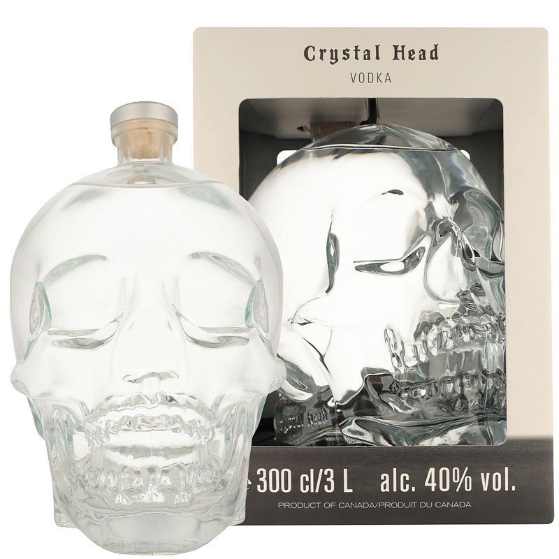 Foto van Crystal head 3ltr wodka + giftbox