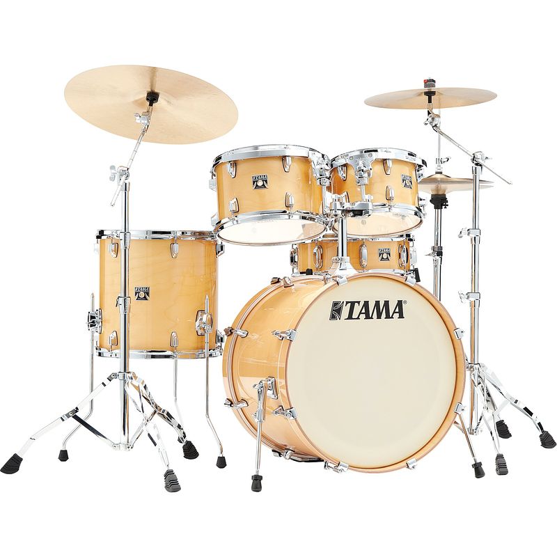 Foto van Tama cl50r+h-gnl superstar classic gloss natural blonde 5d. drumstel met hardwarepakket