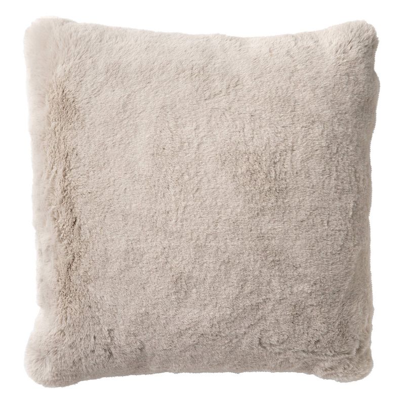 Foto van Dutch decor zaya - sierkussen unikleur pumice stone 45x45 cm - beige - beige