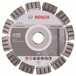 Foto van Bosch accessories 2608602653 bosch power tools diamanten doorslijpschijf diameter 150 mm binnendiameter 22.23 mm 1 stuk(s)